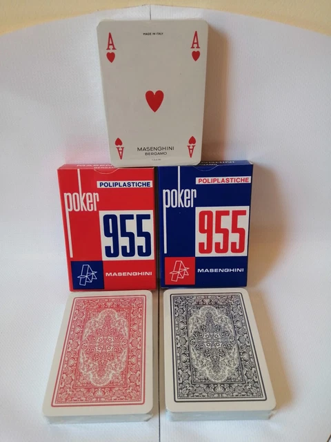 CARTE MASENGHINI NAPOLETANE Carte Telate 36 Poliplastiche Vintage 1971