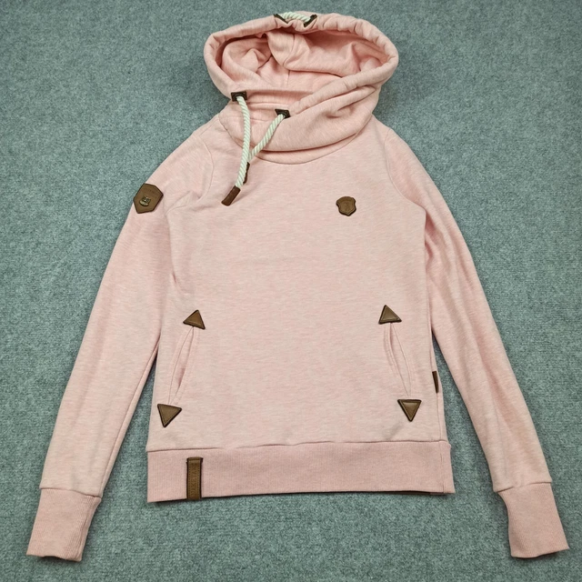 Sweat à Capuche Naketano Pour Femme - Taille L - Rose - Col Bateau - état Très Bon
