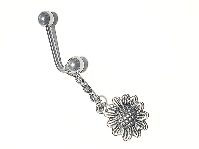 Sunflower 9/16 Dangling Christina Vaginal Hood VCH Jewelry Genital Piercing