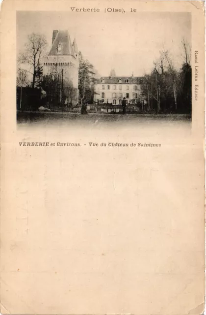 CPA AK VERBERIE et Env. Vue du Chateau de STINES (424087)