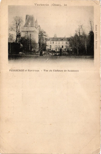 CPA AK VERBERIE et Env. Vue du Chateau de STINES (424087)