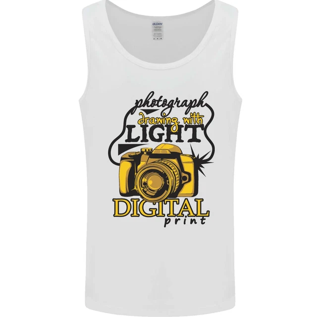 Photography Drawing With Light Photographer Mens Vest Tank Top