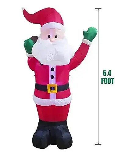 Giant Inflatable LED glowing Christmas Santa Claus X-Mas tree Snowman Decoration 3