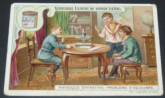 Chromo Liebig 1904 Serie 777 Physique Enfantine Probleme D'equilibre