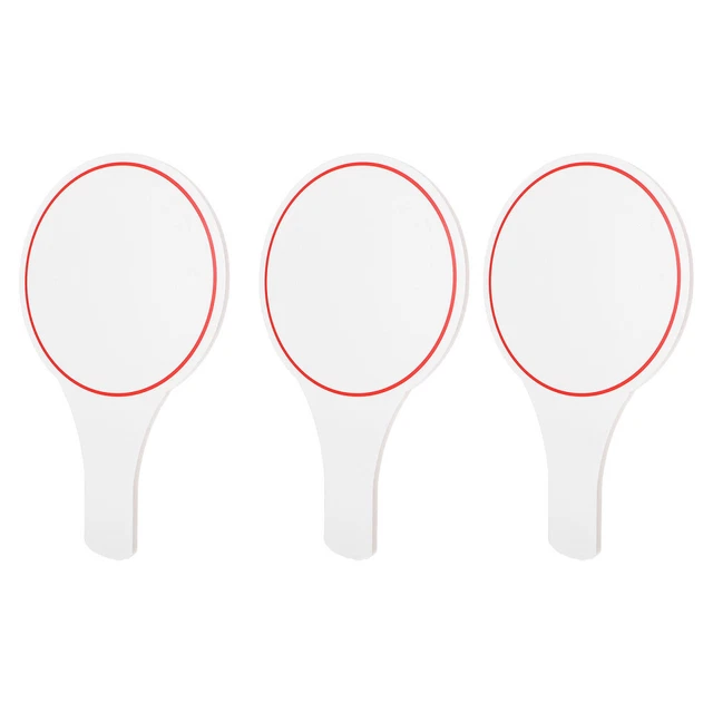 3 Pcs Richter Bewerten Paddel Krug Anzeigetafel Schreibtafel Für Kinder Planke