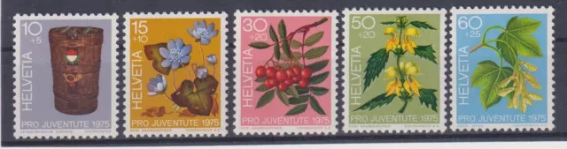 Schweiz: Nr. 1062-1066 ** postfrisch / Pro Juventute 1975