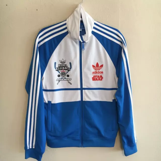 Adidas Star Wars Rebel Alliance 19  Skywalker Track Jacket Blue White S