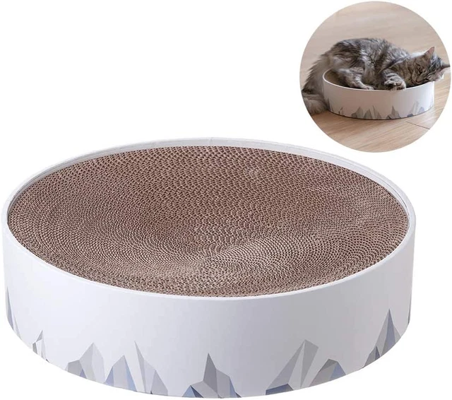 Pidan Cat Scratch Bowl Cat Cardboard Pad for Indoor Cats Lounge - round Cat Scra
