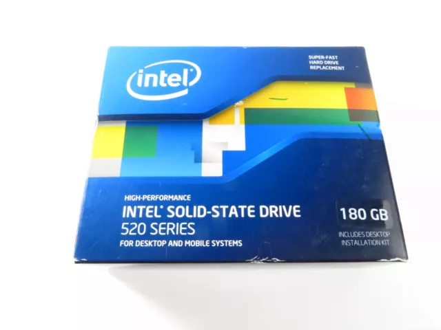 Intel 520 Series 180GB 2.5" SATA SSD Solid State Hard Drive SSDSC2CW180A3 in Box