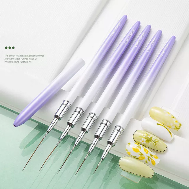 Nail Art Brushes Liner Detailer Striping Brush Gel Polish Manicure Nail Art Sp