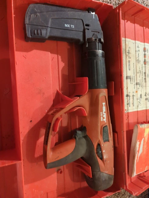 Hilti DX 460 Powder Actuated Concrete Nailer MX 72 Used Dx460