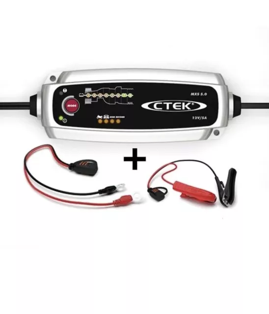 Chargeur batterie voiture / auto CTEK MXS 5.0 MXS5  12V 5A de 1.2-100ah