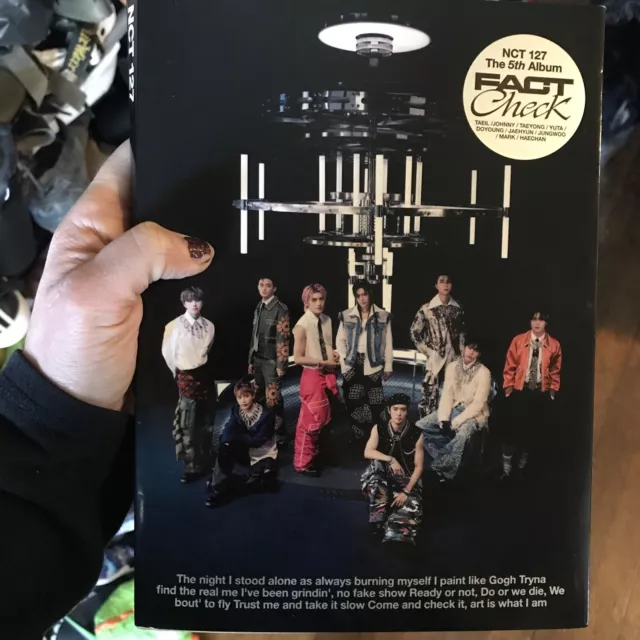 NCT 127 5TH ALBUM 'FACT CHECK' [CHANDELIER VER.] [PHOTOBOOK] CD K Pop OPEN READ