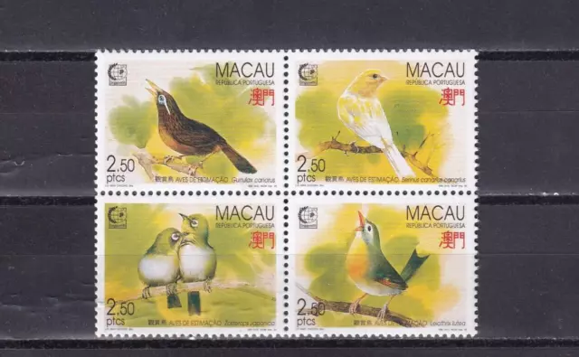 SA04 Macau 1995 Birds mint stamps