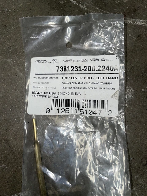 American Standard 7381231-200.2240A Metal Trip Lever Assembly, Oil Rubbed Bronze