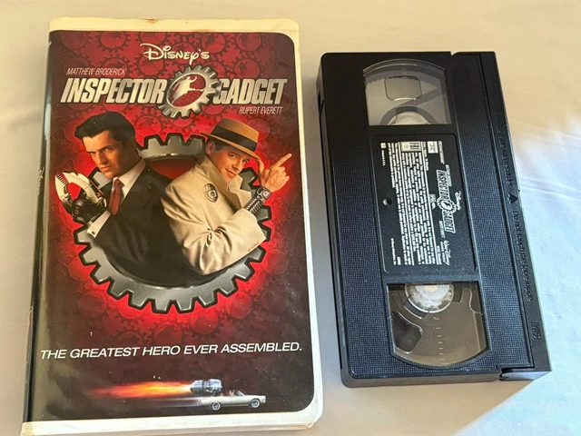 DISNEY INSPECTOR GADGET VHS 1999 Matthew Broderick Rupert Everett Buena