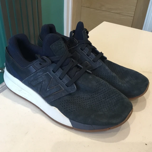 NEW BALANCE CT574 Men s Blue Suede And Mesh Trainers UK Size 11