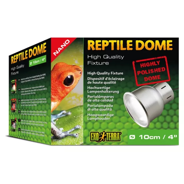 Exo Terra Reptile Nano Dome Lampenhalterung für Terrarien, UVP 23,39 EUR, NEU