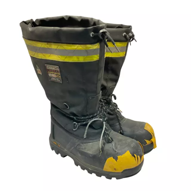 DAKOTA MEN S RIG Master Tall Composite Toe Felt Pac Work Boots 18524 Black 11M 44.99 PicClick