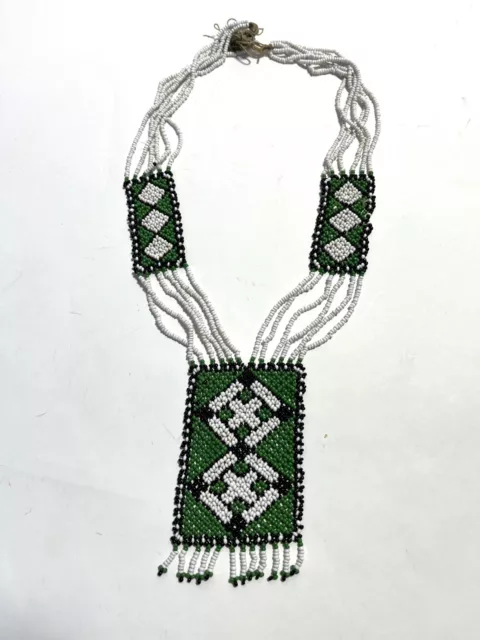 Antique South African Beaded Necklace From The Romy Rey Collection