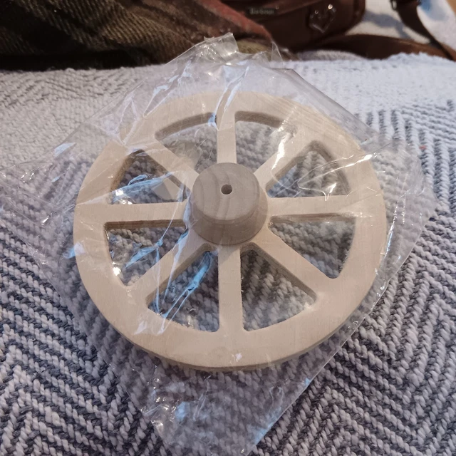 Dollhouse Mnature Set of 4 Wagon Wheels / Cart Wheels - 1:12 Scale (3