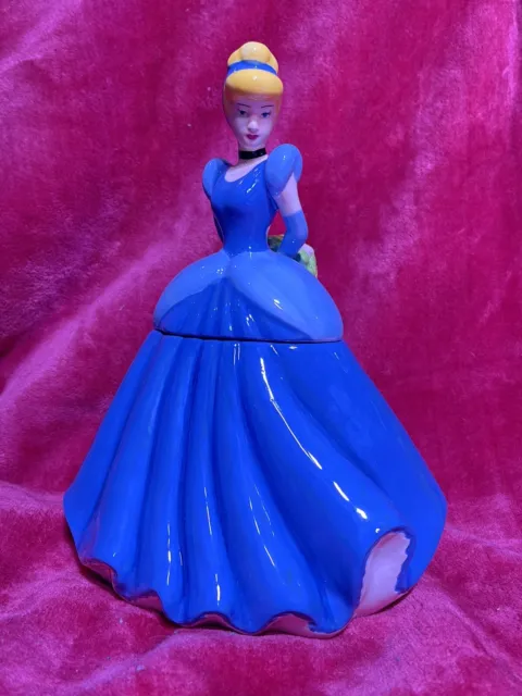 Disney Cinderella Cookie Jar Collectible By Gibson 12”