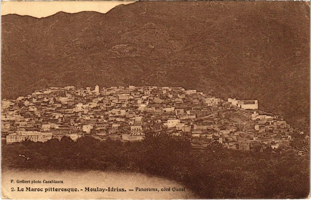 CPA AK MOROCCO MOULAY-IDRISS - Panorama, West Coast (93042)