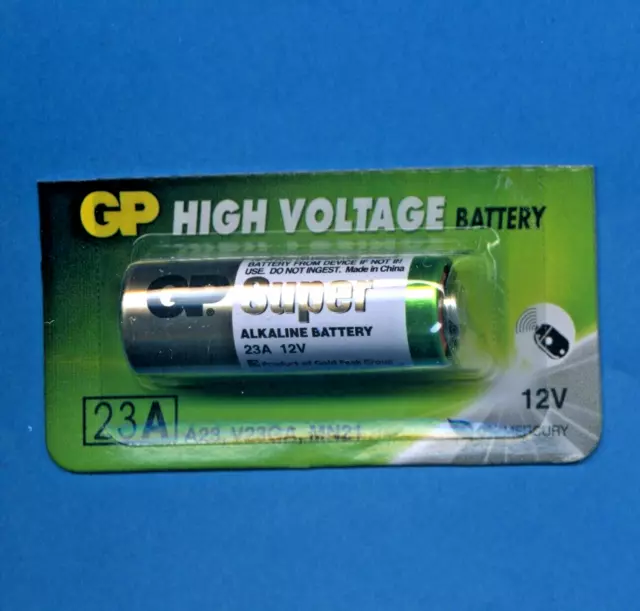 1 x GP23A A23 V23GA MN21 LRV08 12V GP Alkaline Battery for doorbells etc