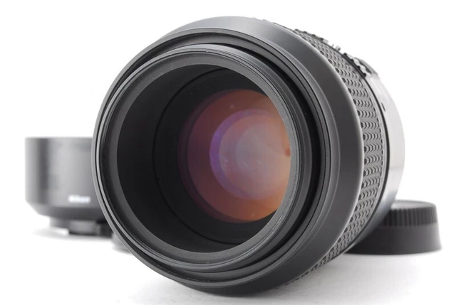 [NEAR MINT] NIKON AF MICRO NIKKOR 105mm f/2.8 Black Lens w/Hood from Japan