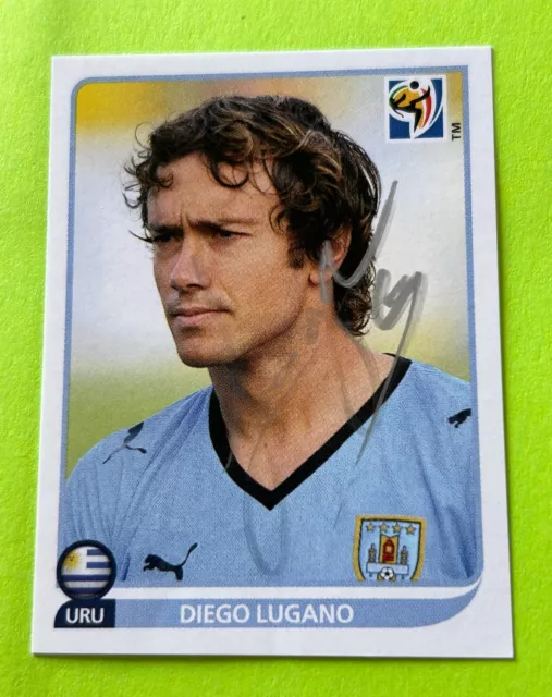 2010 Panini Sticker LUGANO - Hand Signed URUGUAY, SAO PAULO BRASIL