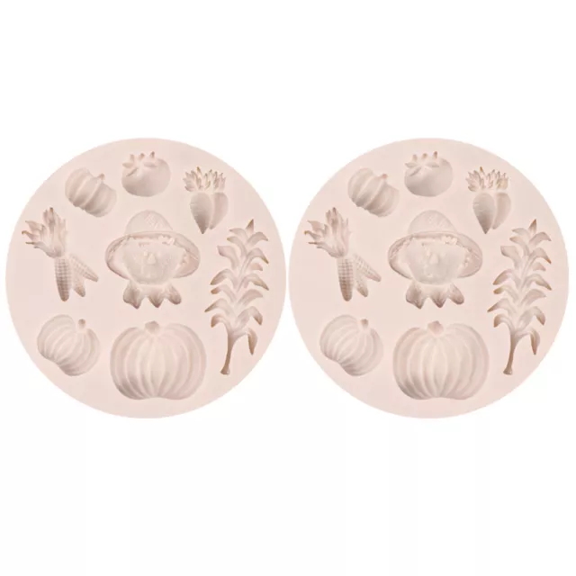 2 Stück Kürbisspinnen Cookie Formen Stamp Candy DIY Party