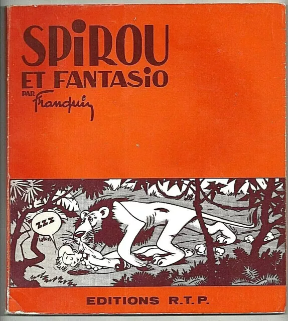 Franquin - Spirou Et Fantasio (Rare Version N&B - Eo) Tres Bon Etat