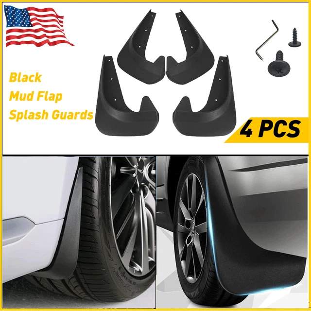4 Universal Car Mud Flaps/Splash Guards Tires Protector For Car Auto Parts Black