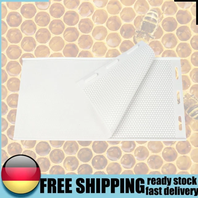2 pezzi stampo per cera d'api silicone cera d'api fondotinta stampo per pressa strumento apicoltura