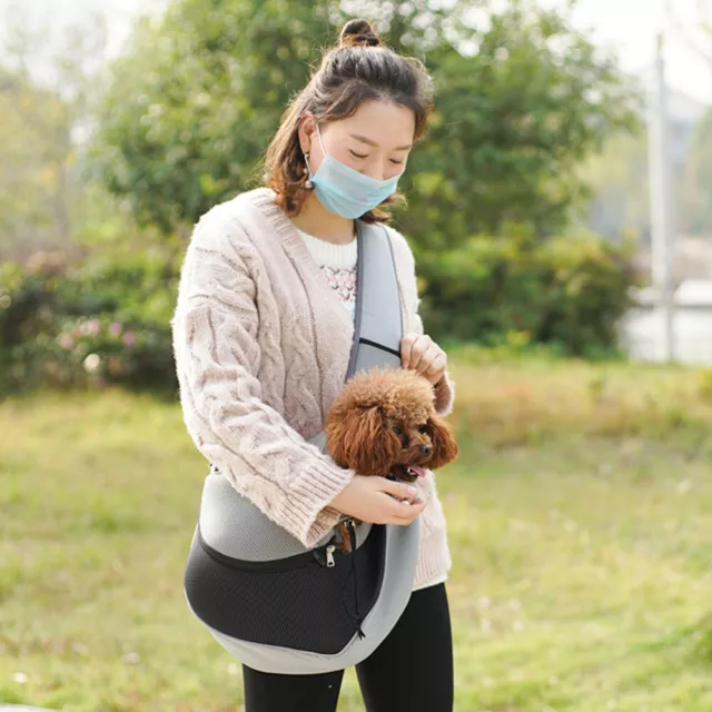 Travel Hands- Free Pet Bag Puppy Sling Carrier for Small Dogs