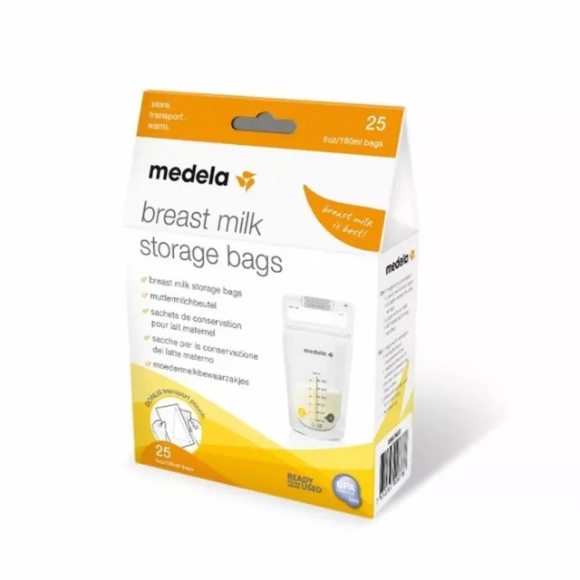 MEDELA BOLSAS ALMACENAMIENTO PARA LECHE MATERNA 25 UNID 187126 PcFarmacia