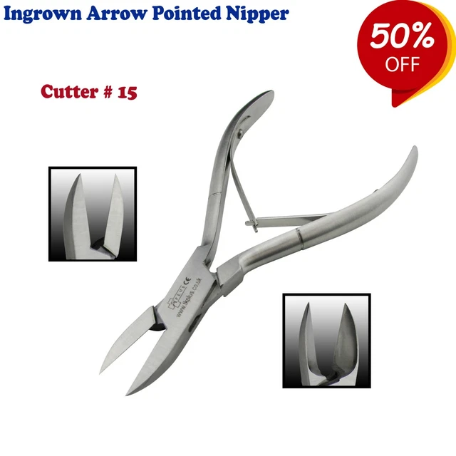 Chiropody Podiatry Ingrown Arrow Pointed Toe Nail Nipper Manicure Pedicure Tools