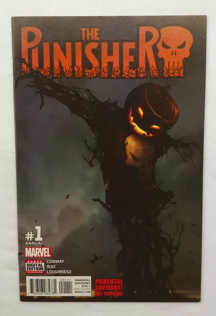 The Punisher Annual #1- 2016 Razzah Halloween Variant . Marvel Comics !