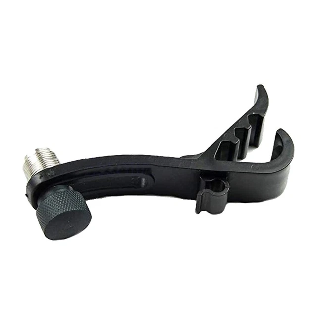 Black Drum Mic Shockproof Clamp Metal Movable Mount Kit Instrument Accessories