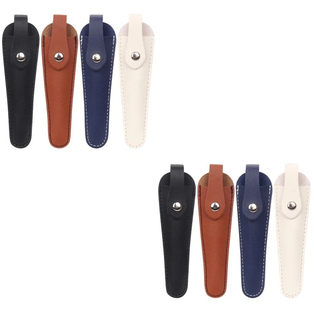 8 uds funda de tijera de coser cuero PU funda de tijera funda de tijera protección de tijera