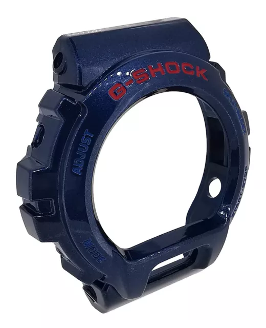 Casio G-Shock > Bezel Lünette Resin blau glänzend > DW-6900AC-2JF