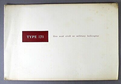 Bristol Aeroplane Type 171 Sycamore Helicopter Manufacturers Brochure Cutaway