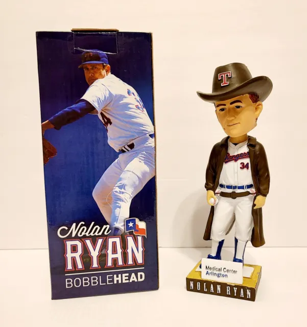 NEW Nolan Ryan 2013 Texas Rangers "Duster" Cowboy Bobblehead Ballpark Giveaway