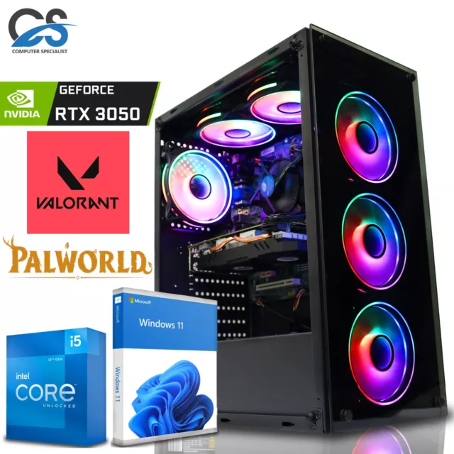 RTX Gaming PC Intel Core i5-12400F, 16GB DDR4, 1TB M.2, 6GB RTX 3050, Windows 11