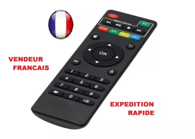 Télécommande X96 Mini Compatible X96 X96W X96S X96 Pro X96 MAX Android Tv Box