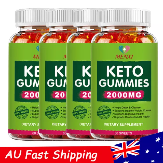 Keto Diet Ketosis Gummies 2000mg Apple Cider Vinegar Weight Loss Slimming Gummy