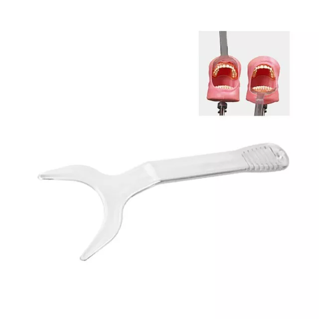 1×Dental Intraoral Photography Cheek Lip Retractors Clear Ortho Mouth Opener S/L 3