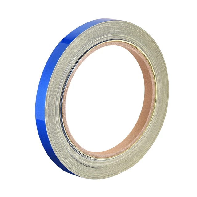 Reflektierendes Klebeband 10 mm x 25 m wasserdichtes Warnband im Freien blau