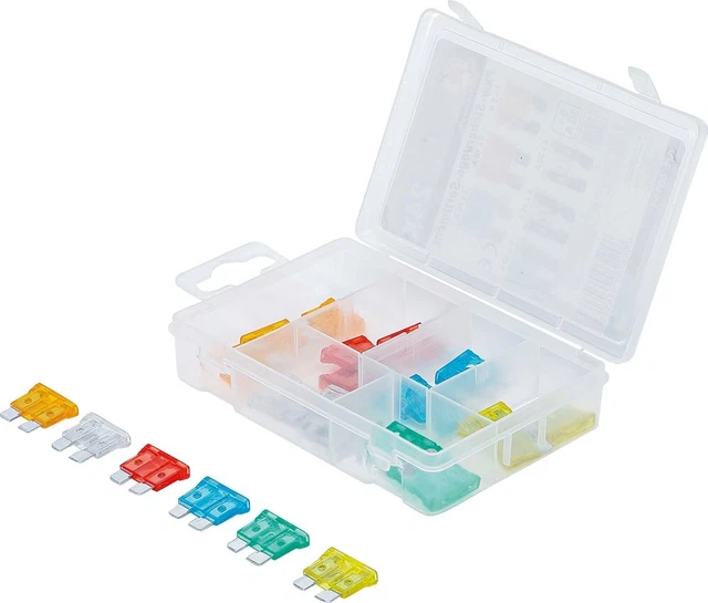 Assortimento fusibili auto fai da te BGS, 24 pezzi