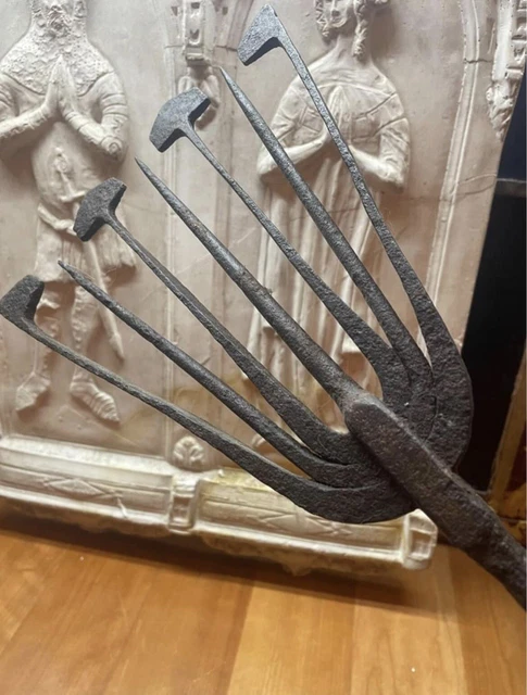 19th Century Hand Forged Fishing Spear